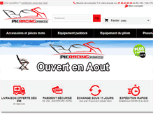 Tablet Screenshot of pkracingparts.com